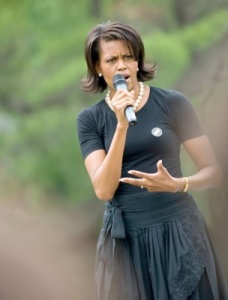 Michelle Obama Campaigning