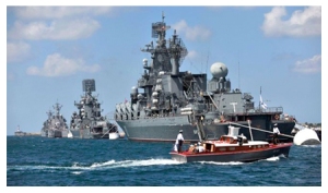 Russian warships in Med