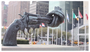 UN Symbol of Disarm