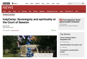 BBC IndyCamp Sovereignty and spirituality at Court of Session